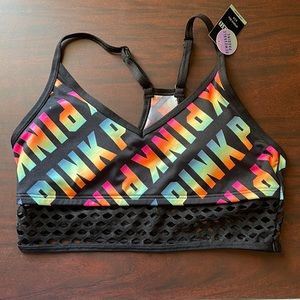 NWT Small Pink by Victoria Secret sports bra - brand new